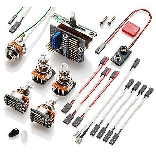 Foto van Emg 3 pu solderless conversion kit (short shaft)