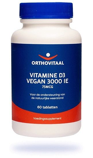 Foto van Orthovitaal vitamine d3 3000 ie tabletten