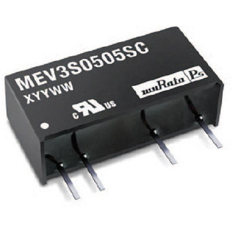 Foto van Murata power solutions mev3s0512sc dc/dc-converter, print 5 v/dc 12 v/dc 250 ma 3 w aantal uitgangen: 1 x