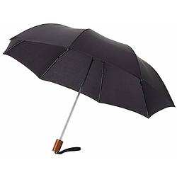Foto van Kleine paraplu zwart 93 cm - paraplu's
