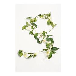 Foto van Groene clematis kunsttak kunstplant 180 cm - kunstplanten