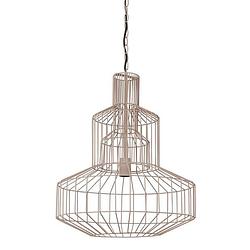 Foto van Light & living - hanglamp fynn - 50x50x60 - bruin