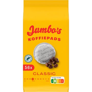 Foto van Jumbo'ss koffiepads classic 56 stuks