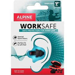 Foto van Alpine worksafe - klussen/doe het zelf - gehoorbescherming - oordoppen - 1 paar