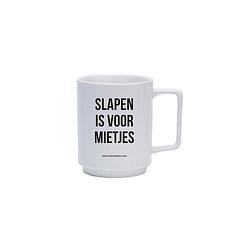 Foto van Set van 6 koffiemokken slapen is voor mietjes - overig (5410574913517)