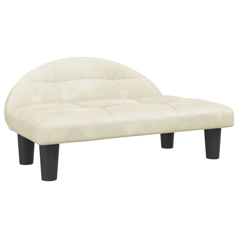 Foto van The living store hondenbank - comfort - hondenbed 70x52x30 cm - crème fluweel