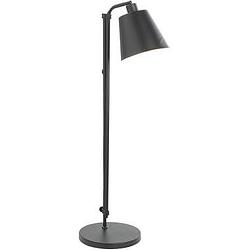 Foto van Vloerlamp xemm zwart metaal e27 30xø25 cm - leen bakker