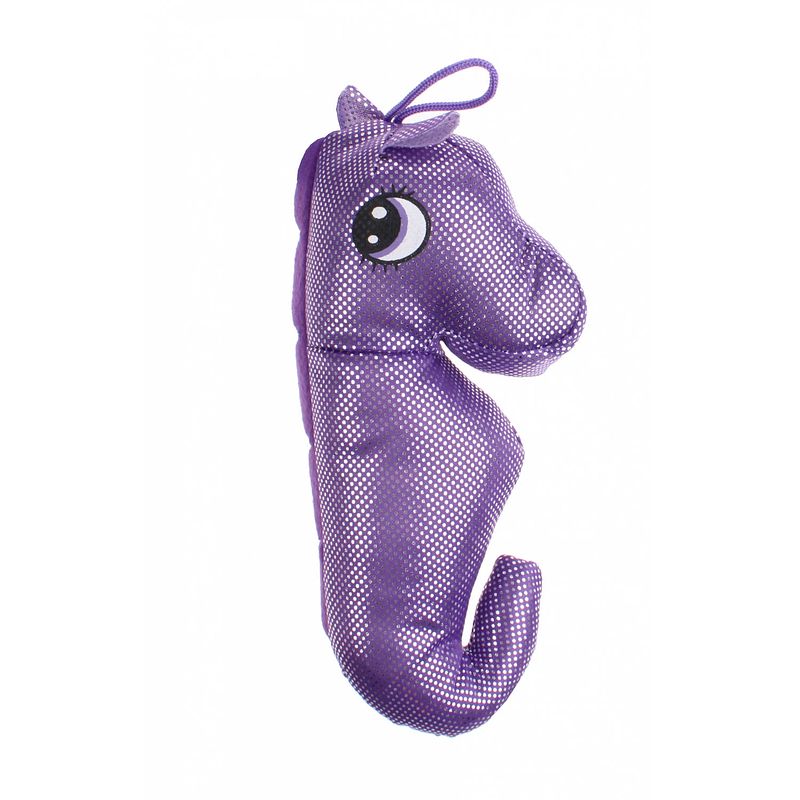 Foto van Lg-imports knuffel zeepaard glitter 21 cm paars