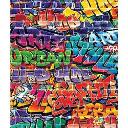 Foto van Behang graffiti walltastic - 245x203 cm - behang walltastic