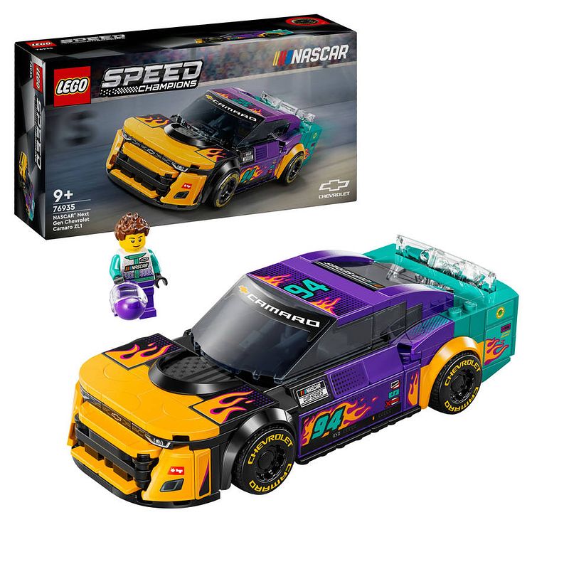 Foto van Lego speed champions nascar next gen chevrolet camaro zl1 76935