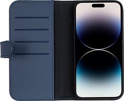 Foto van Bluebuilt apple iphone 14 pro max 2-in-1 case leer blauw