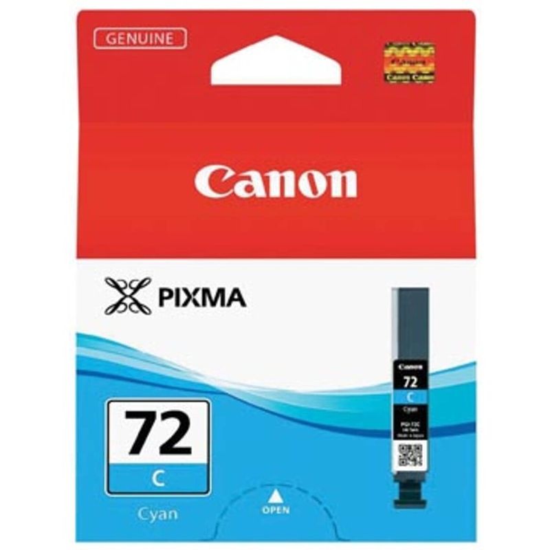 Foto van Canon inktcartridge pgi-72c cyaan, 14 ml - oem: 6404b001