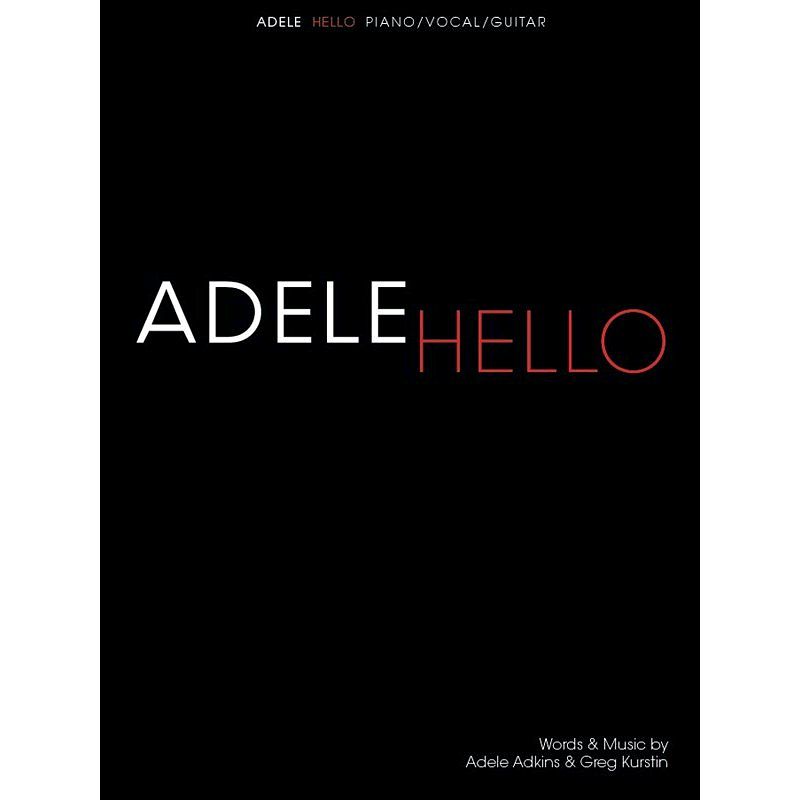 Foto van Wise publications - adele: hello (pvg) voor piano, zang, gitaar