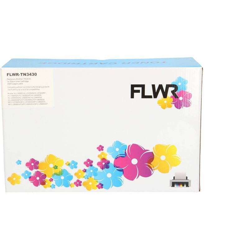 Foto van Flwr brother tn-3430 zwart toner