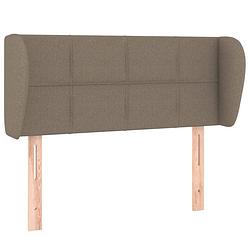 Foto van Vidaxl hoofdbord met randen 83x23x78/88 cm stof taupe