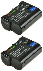 Foto van Chilipower en-el15 accu voor nikon - 1750mah - 2-pack