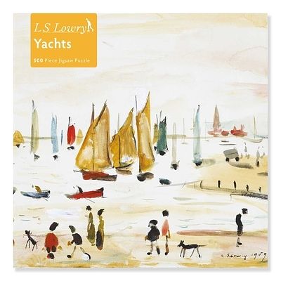 Foto van Adult jigsaw puzzle l.s. lowry: yachts (500 pieces) - puzzel;puzzel (9781839644382)