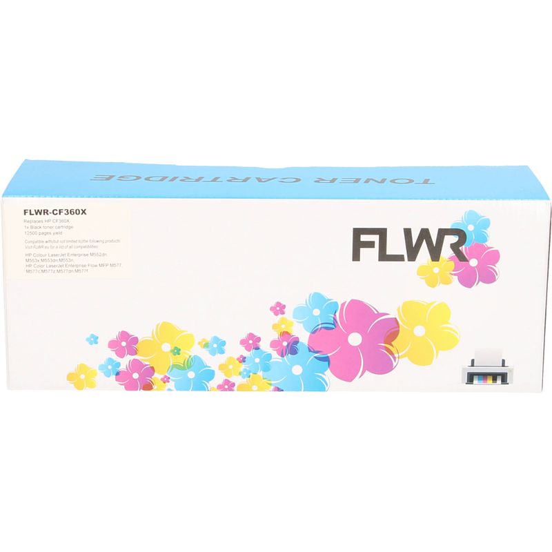 Foto van Flwr hp 508x zwart toner