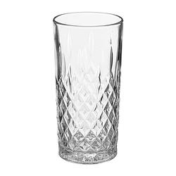 Foto van Secret de gourmet longdrinkglazen - set 4x stuks - 300 ml - glas - transparant - luxe uitstraling - longdrinkglazen