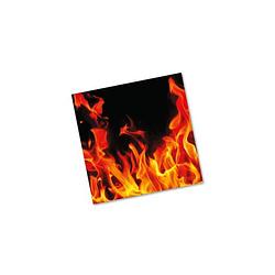Foto van 20x bbq servetten met vlammen 33 x 33 cm - feestservetten