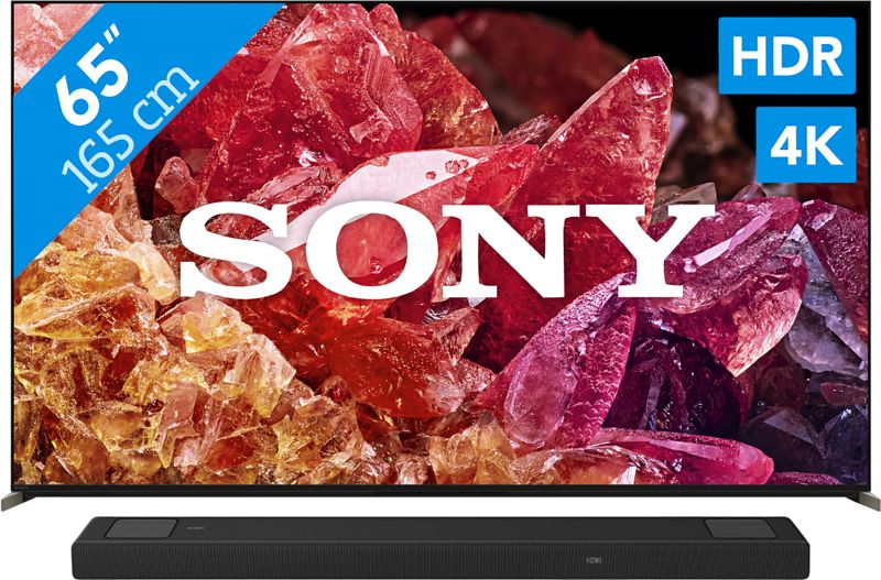 Foto van Sony bravia kd-65x95k (2022) + soundbar