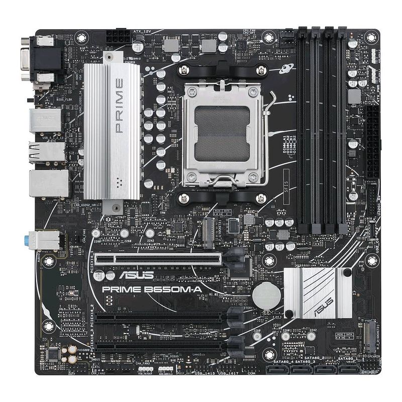 Foto van Asus prime b650m-a-csm moederbord socket #####amd am5 vormfactor micro-atx moederbord chipset amd® b650