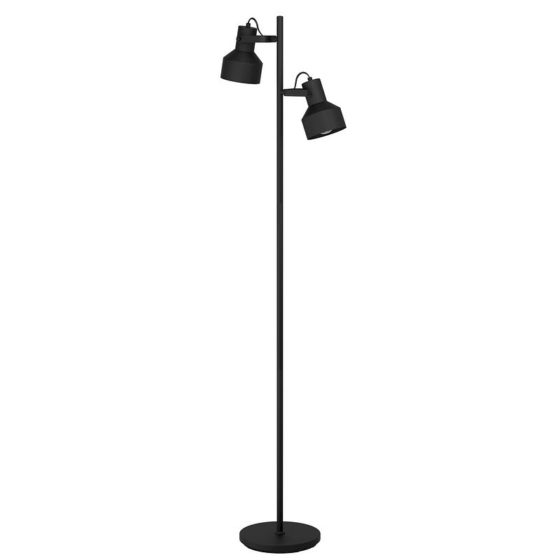 Foto van Eglo casibare vloerlamp - e27 - 160,5 cm - zwart