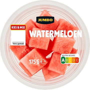 Foto van Jumbo watermeloen 175g aanbieding bij jumbo | 3 voor € 5,00