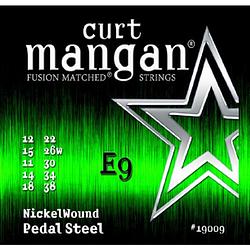 Foto van Curt mangan nickel wound 3rd e9 pedal steel snarenset