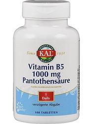 Foto van Kal vitamine b5 1000mg pantotheenzuur tabletten