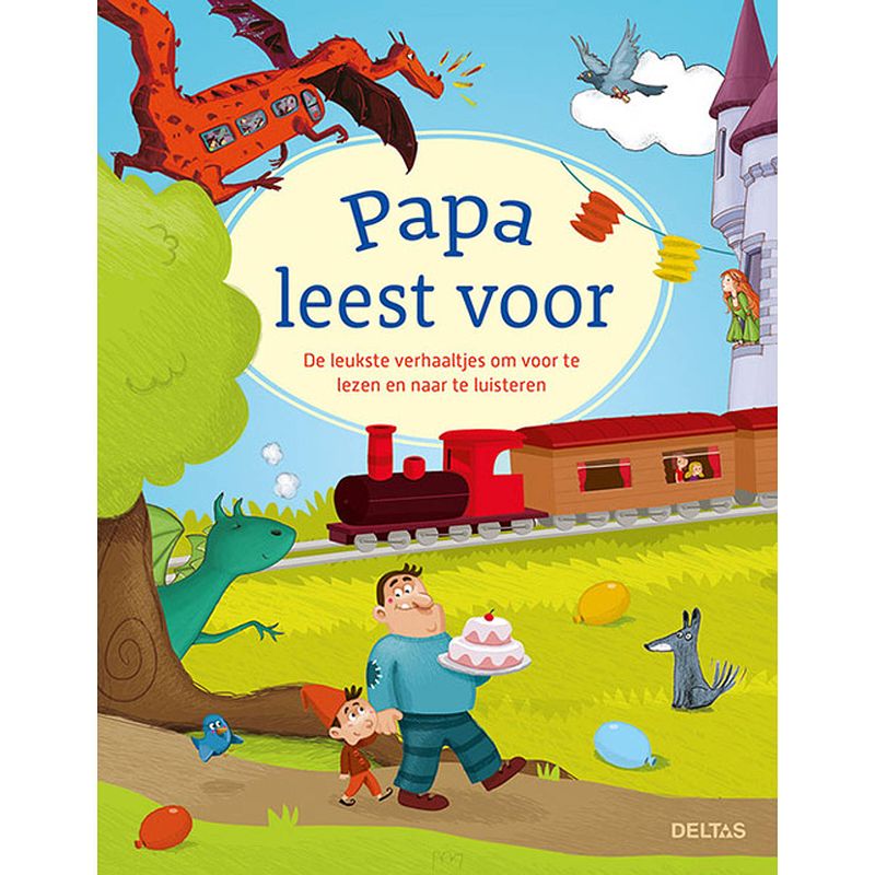 Foto van Papa leest voor