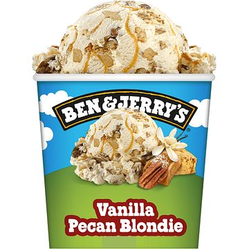 Foto van Ben & jerry'ss ijs vanille pecan blondie pint 465ml bij jumbo