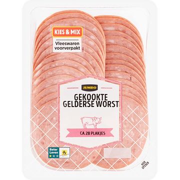 Foto van Jumbo gekookte gelderse worst 200gr aanbieding bij jumbo | 2 voor 5.00