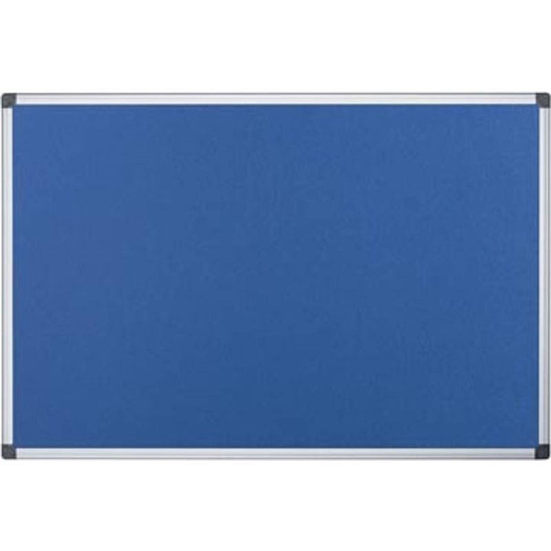Foto van Pergamy textielbord met aluminium frame ft 60 x 90 cm, blauw
