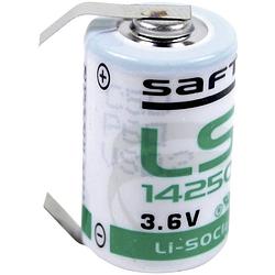 Foto van Saft ls 14250 clg speciale batterij 1/2 aa u-soldeerlip lithium 3.6 v 1200 mah 1 stuk(s)