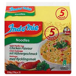 Foto van Indomie instant noodles soup chicken flavour 5 x 70g bij jumbo