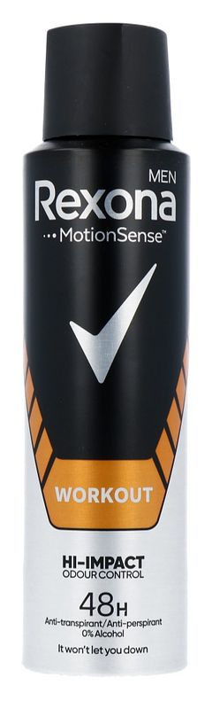 Foto van Rexona workout hi-impact deodorant spray