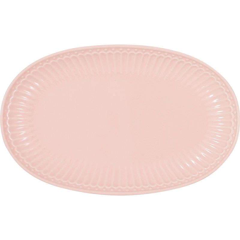 Foto van Greengate biscuit bord (serveerbord) alice pale pink (23.5 x 14.5 cm)