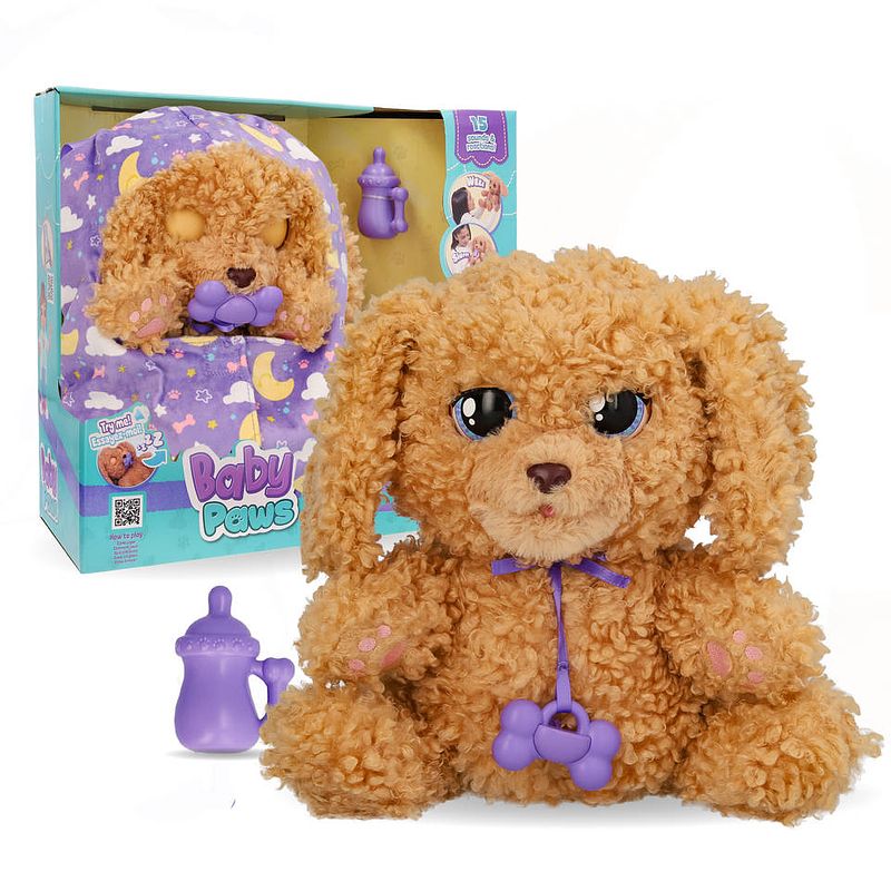 Foto van Baby paws labradoodle interactieve knuffel