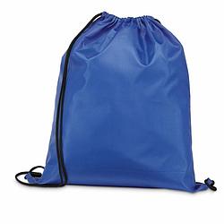 Foto van Gymtas/lunchtas/zwemtas met rijgkoord - voor kinderen - blauw - 35 x 41 cm - rugzak