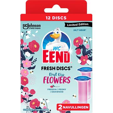 Foto van Wceend fresh discs first kiss flowers limited edition 2 x 36ml bij jumbo