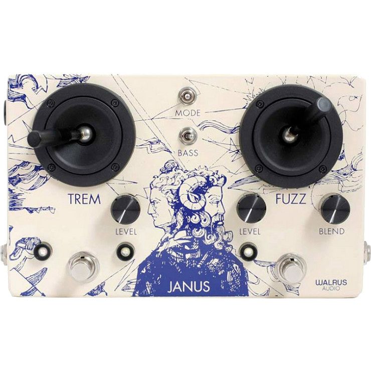 Foto van Walrus audio janus fuzz / tremolo met joystick controle