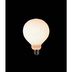 Foto van Led bulb ceramic pumpkin shape 125x170mm 4w-2200k / e27 fitt