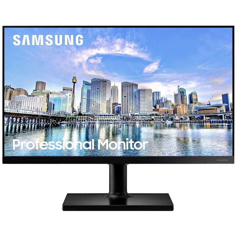 Foto van Samsung f24t450fzu led-monitor 61 cm (24 inch) energielabel e (a - g) 1920 x 1080 pixel full hd 5 ms displayport, hdmi, hoofdtelefoon (3.5 mm jackplug), usb