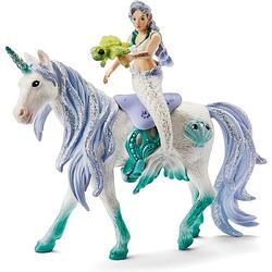 Foto van Schleich bayala - mermaid riding on sea unicorn 42509