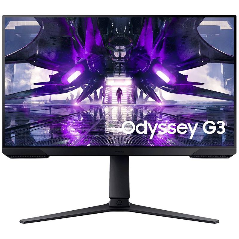 Foto van Samsung s24ag304nu led-monitor 61 cm (24 inch) energielabel f (a - g) 1920 x 1080 pixel full hd 1 ms hdmi, displayport, hoofdtelefoon (3.5 mm jackplug) va lcd