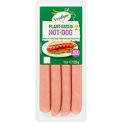 Foto van Verdino plantbased hotdog 225 g bij jumbo