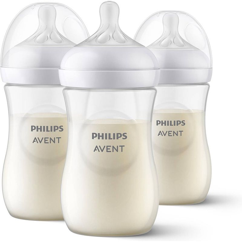 Foto van Philips avent - babyfles - natural response - 3 stuks - 260ml