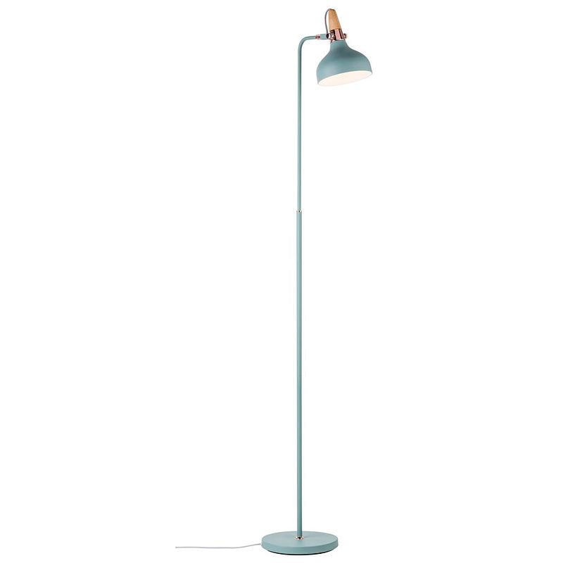 Foto van Paulmann neordic juna 79654 staande lamp led e14 20 w hout, koper, zachtgroen