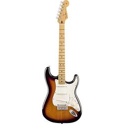 Foto van Fender 70th anniversary player stratocaster 2-color sunburst mn elektrische gitaar